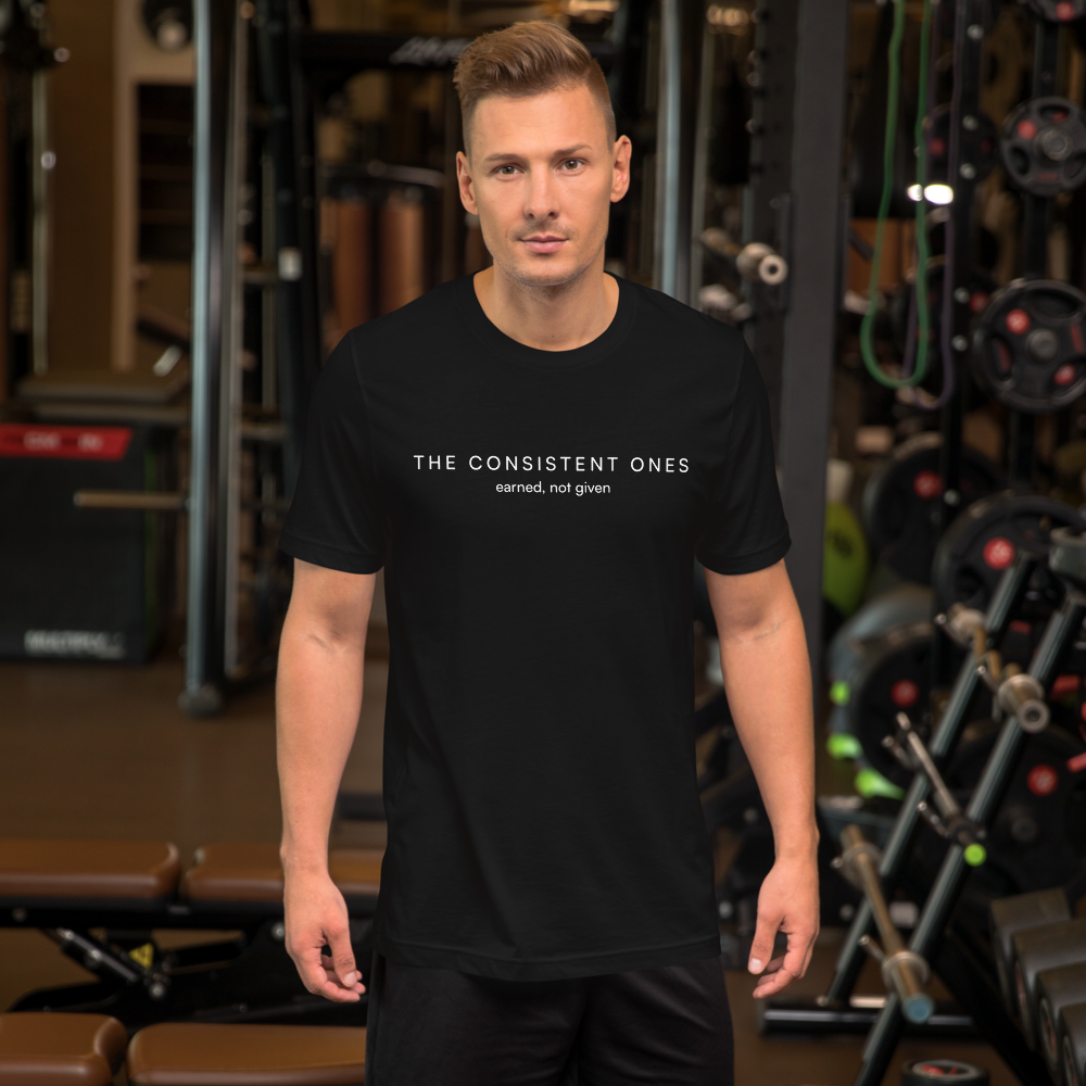 T-Shirt Unisex The Consistent Ones – Abbigliamento Fitness Premium Minimal