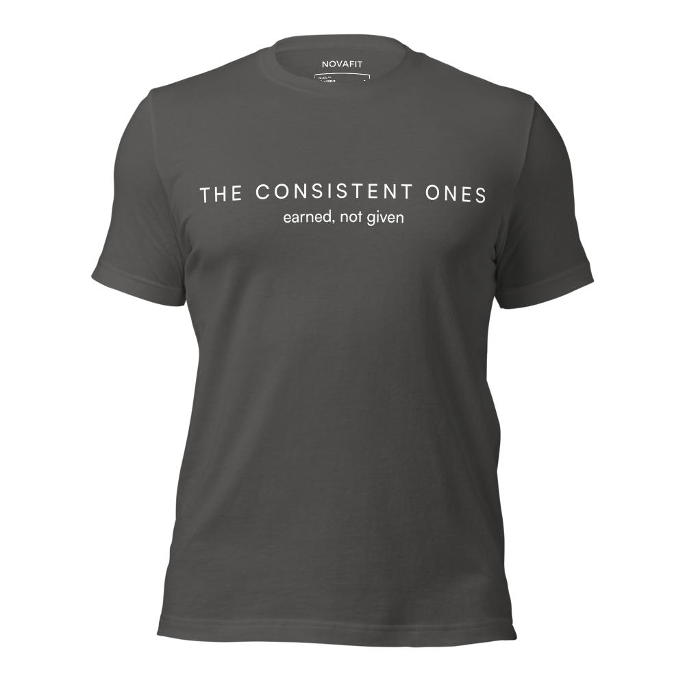 T-Shirt Unisex The Consistent Ones – Abbigliamento Fitness Premium Minimal