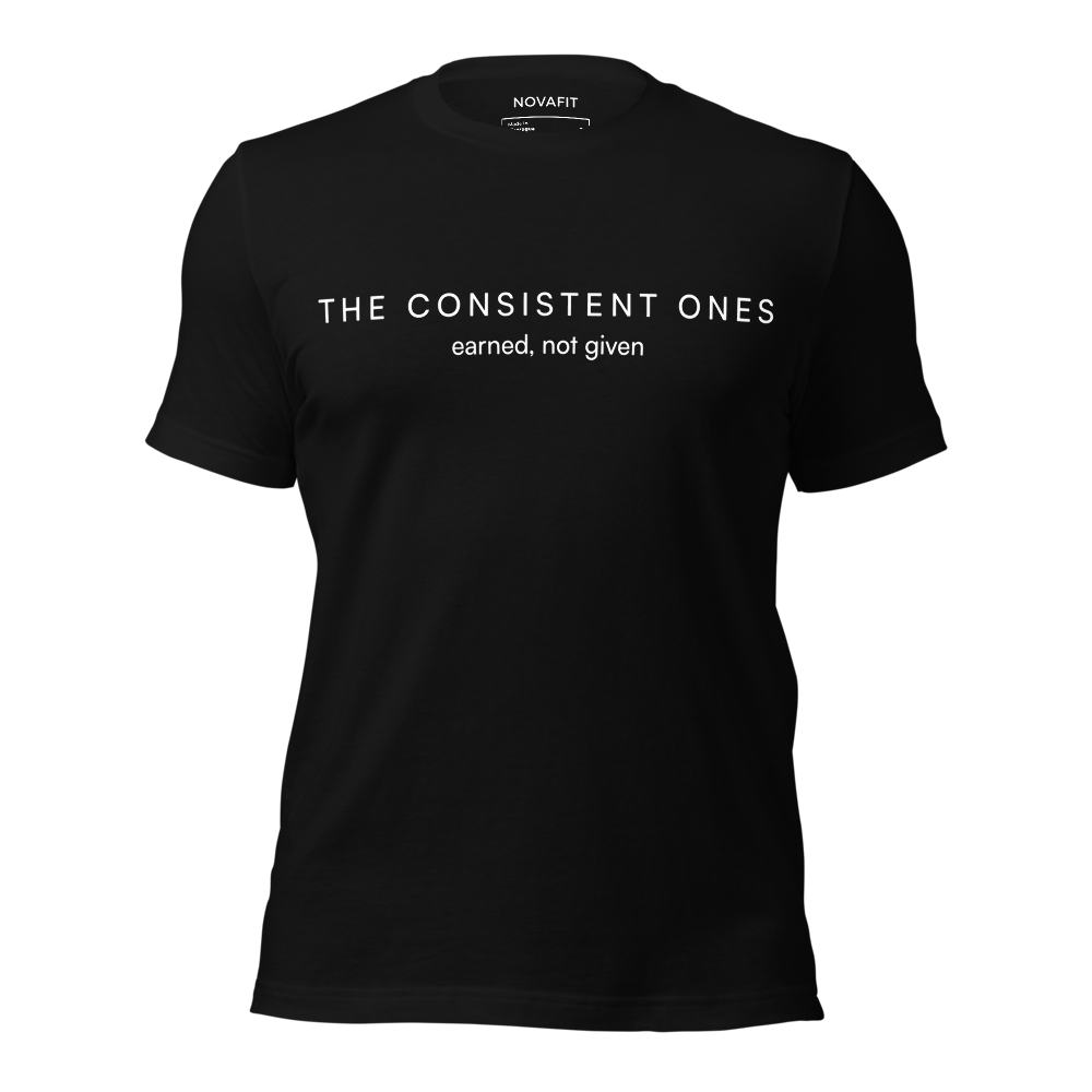 T-Shirt Unisex The Consistent Ones – Abbigliamento Fitness Premium Minimal